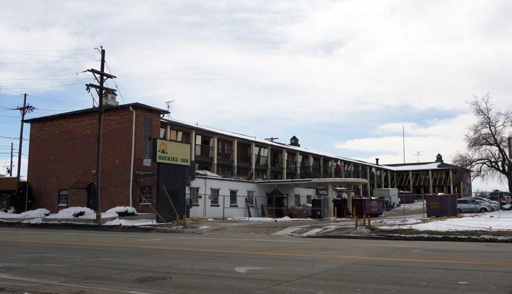 The new Greenbox facility will replace the Rockies Inn at 4760 E. Evans Ave. Photos by Burl Rolett.