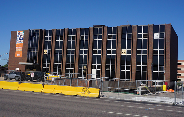 Denver Health will tear down a building at 601 Broadway. Photo by Burl Rolett.
