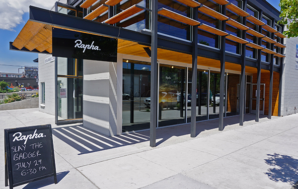 A temporary Rapha store has popped up on Larimer Street. Photos by George Demopoulos.