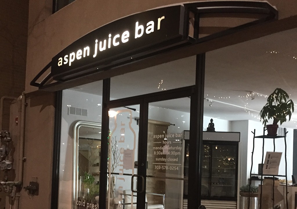 Aspen Juice Bar at 231 Milwaukee Street has ceased operations pending regulatory approval. (Amy DiPierro)