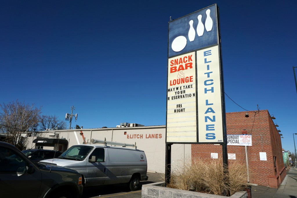A downtown bowling alley is relocating about six miles from its current location. Photo by Burl Rolett.