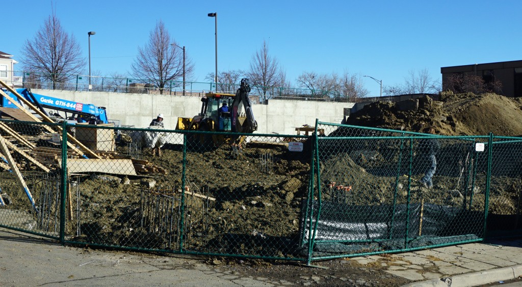 Construction is underway on a new hotel. Photos by Burl Rolett.