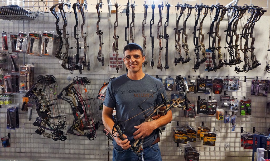 Phil Mendoza is planning a major move of his archery facility and retailer. Photos by George Demopoulos.