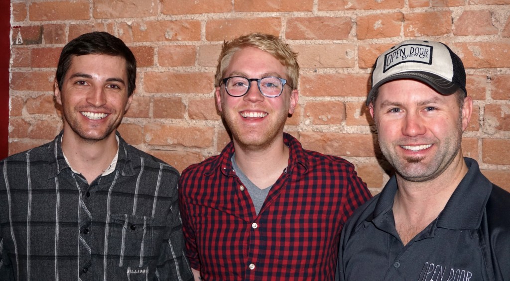 From left: Michael Badaracca, Andy Riedel and Billy McDivitt are launching a beer venture. Photo by Burl Rolett.