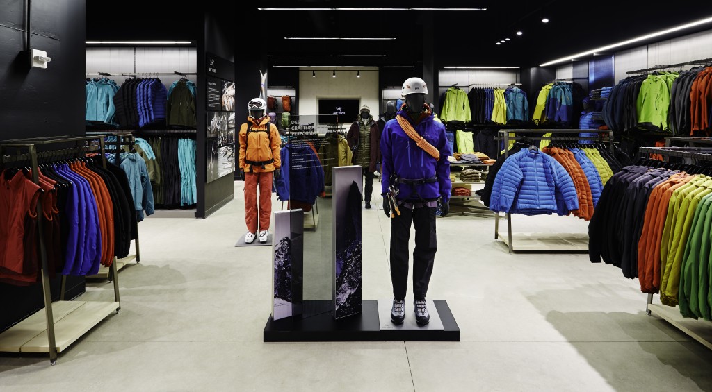 Arc'teryx, shown at the D.C. location, is bringing its own full store to Cherry Creek. Photo courtesy of Acr'teryx.