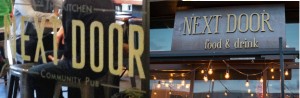 The Kitchen claims that Next Door Food & Drink's logo and name are too similar to its own concepts. 