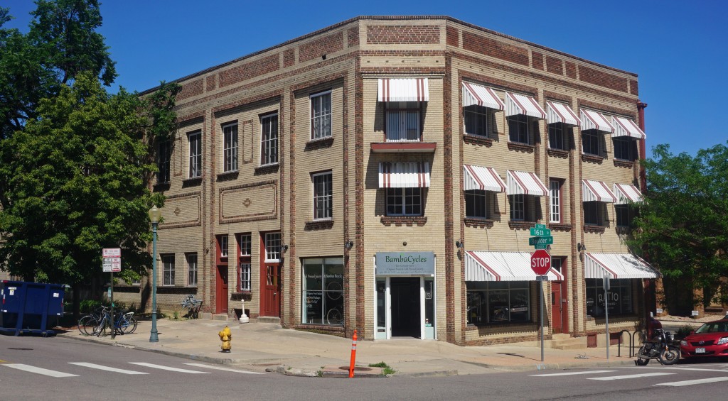 The apartment building at 1600 Boulder St. is under new ownership. Photo by Burl Rolett.