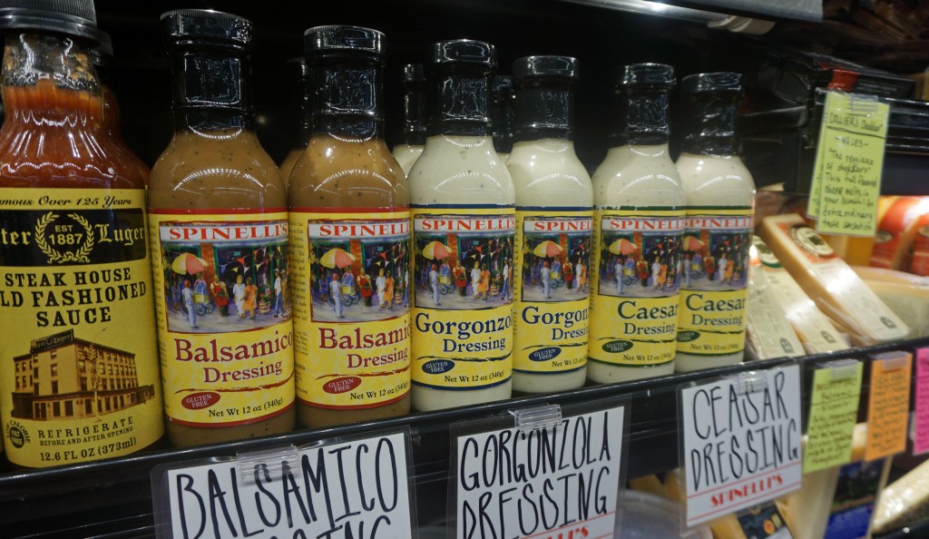 Spinelli's Sauce Co., known for its pasta sauce, recently expanded into salad dressings. Photos by Burl Rolett.