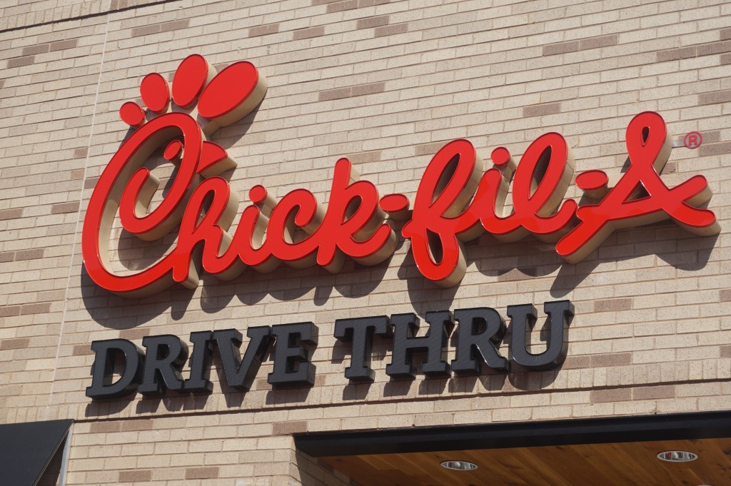 Chick-fil-A is moving back into airport territory. Photo by Burl Rolett.
