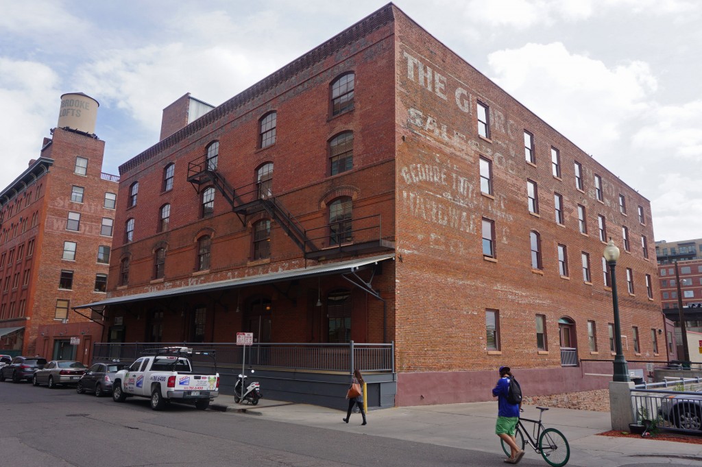 The office property at 1430 Wynkoop St. was sold last week. Photos by Burl Rolett.