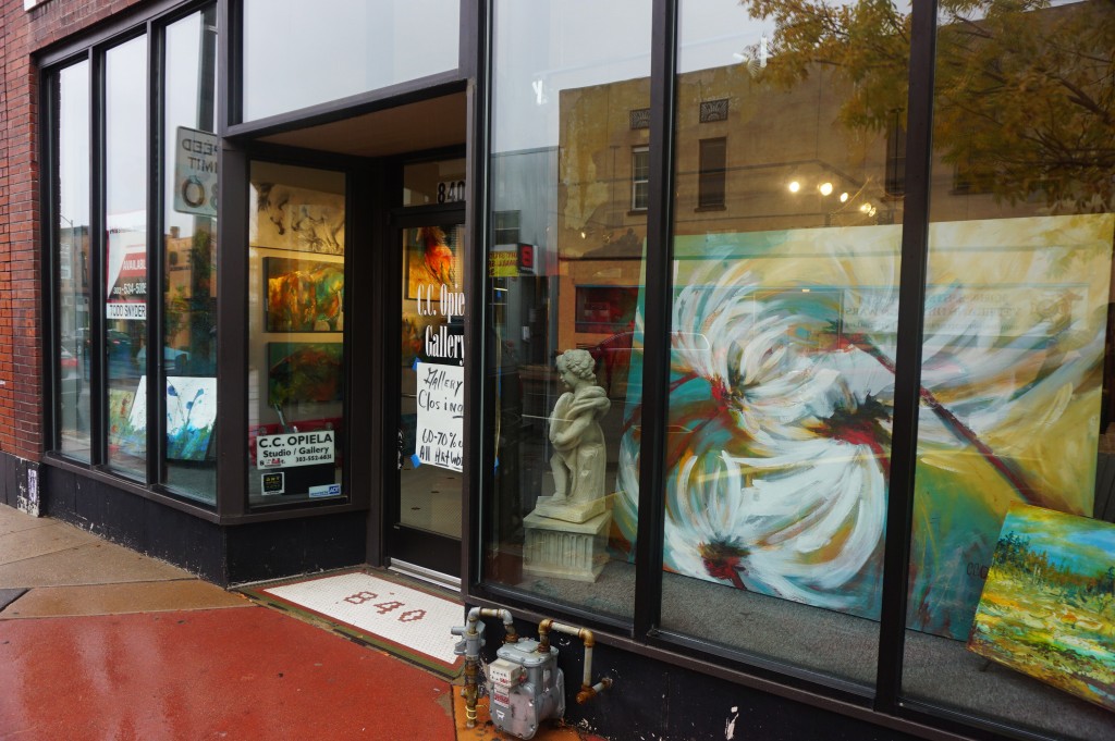 The C.C. Opiela Gallery is closing down. Photos by Burl Rolett.