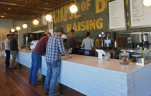 Allegro Coffee Roasters is now open for business on Tennyson. Photos by George Demopoulos.
