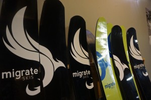 Migrate currently offers three different types of skis. 