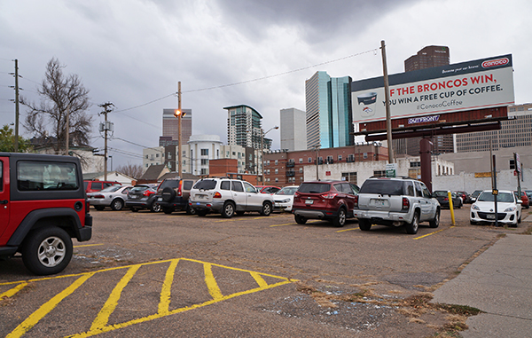 A developer has bought a Champa Street lot with plans for apartments. Photo by Amy DiPierro.