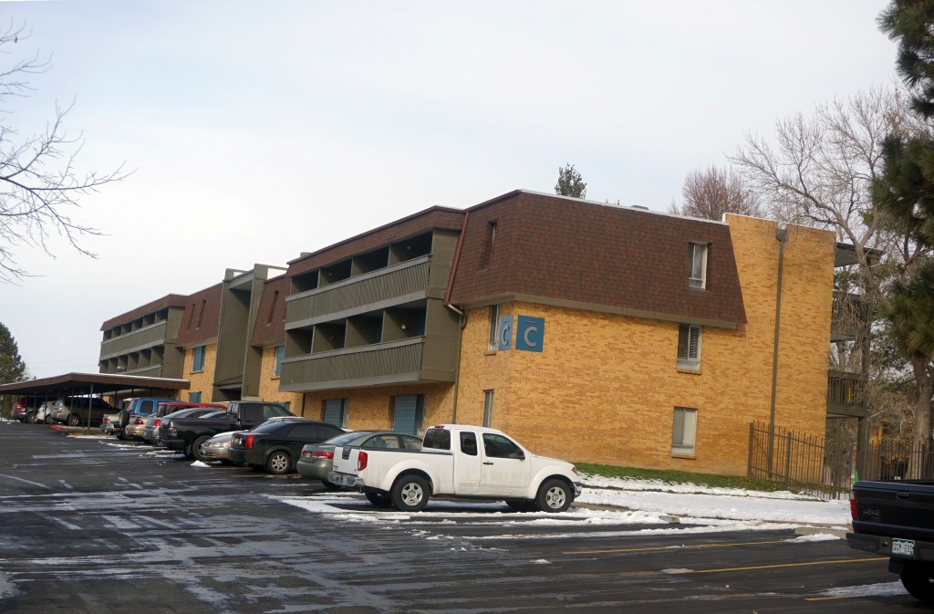 The 3300 Tamarac Drive apartment complex has changed hands. Photos by Burl Rolett.
