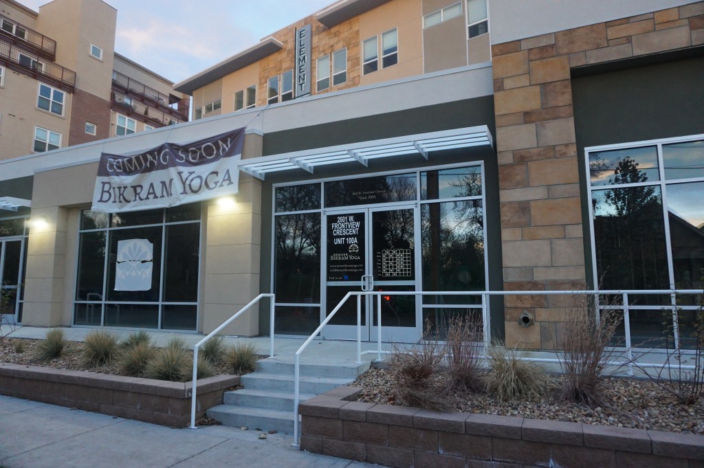 Bikram Yoga will open next month at 2601 W. Front View Crescent. Photo by George Demopoulos.