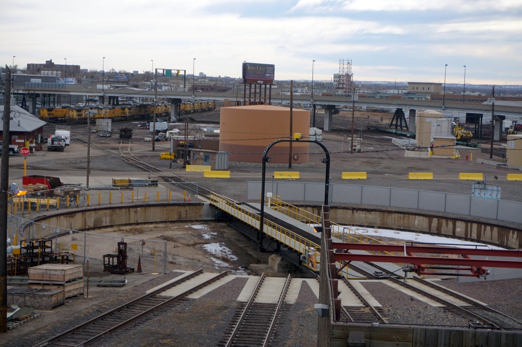 Union Pacific is closing down its huge railroad operation in Central Denver. Photos by Burl Rolett.