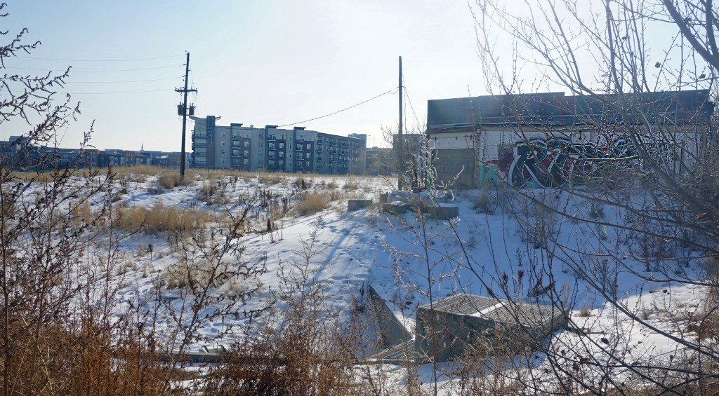 A large piece of the Denargo Market land was sold to a local developer. Photo by Burl Rolett.
