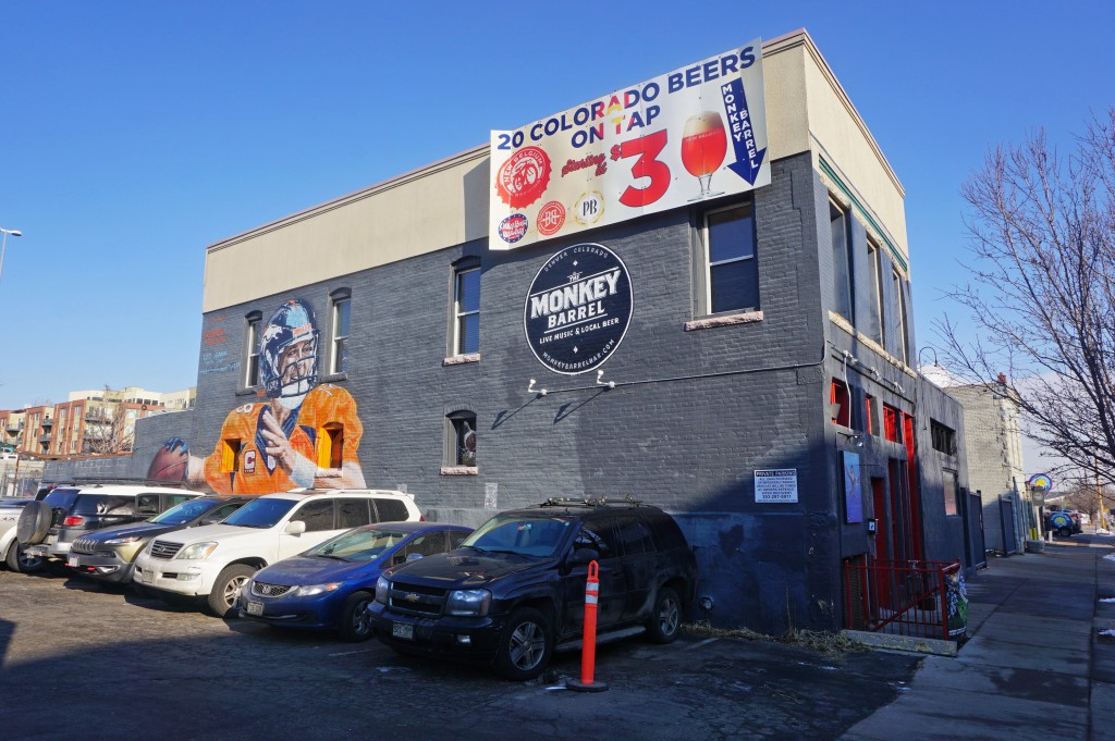 The Monkey Barrel's property on Platte Street is slated for redevelopment. Photos by George Demopoulos.