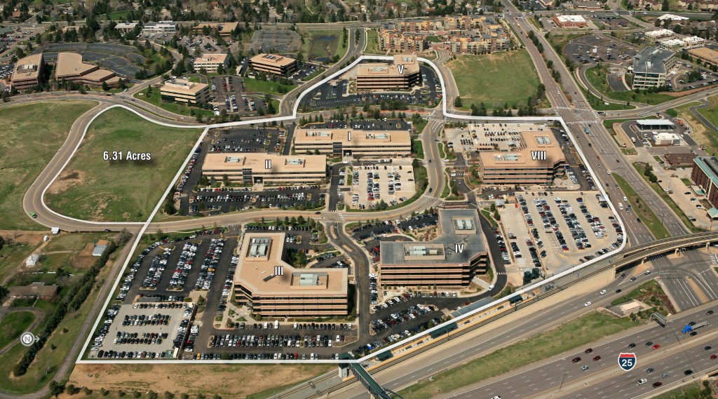 The Panorama Corporate Center spans 42 acres. Image courtesy of HFF.