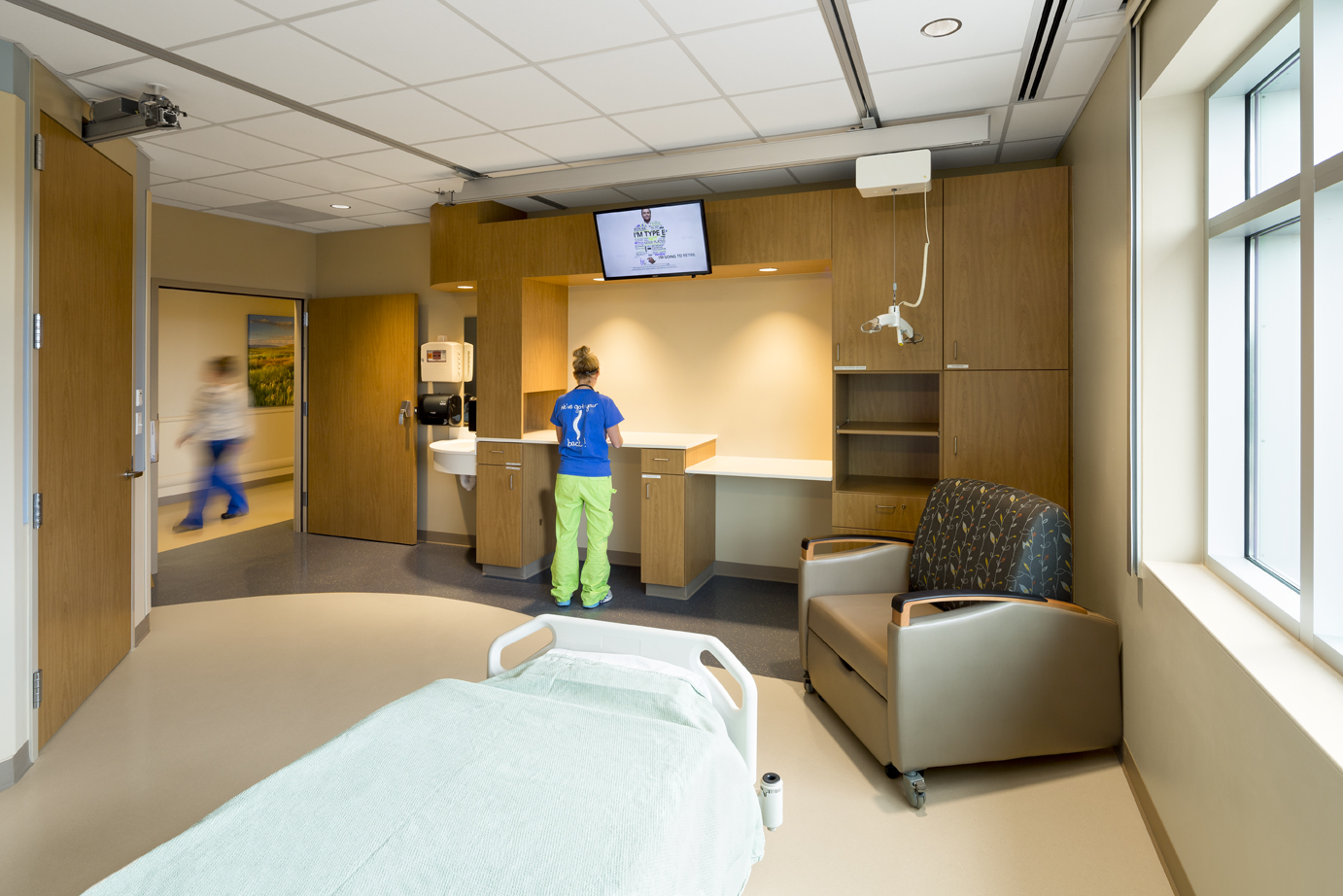 Recent renovations added private patient rooms to Craig Hospital. Photos courtesy of Craig Hospital.