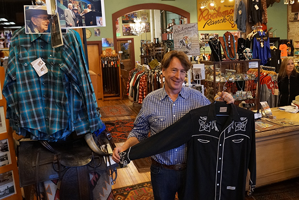 Steve Weil in the Rockmount shop in LoDo. Photos by Amy DiPierro. 