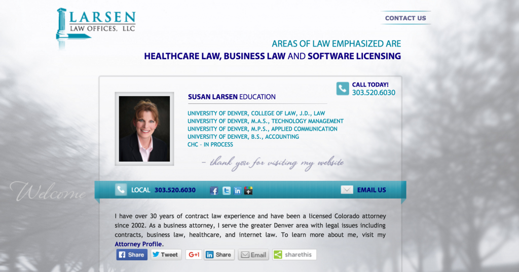 Larsen website