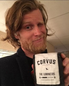 Lumineers frontman Wesley Schultz thanked Corvus for the blend on Instagram. (Lumineers Instagram)