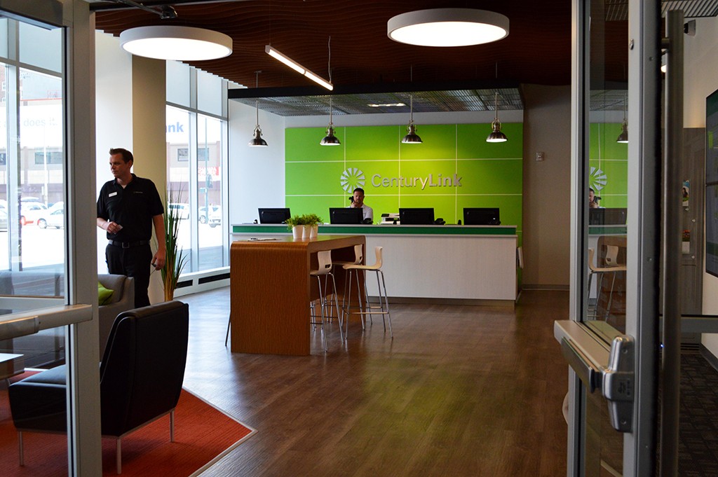 CenturyLink moved its retail space from and, just three blocks away. (Stephanie Mason)