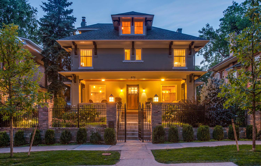 The home at 675 N. Humboldt St. was listed for $3.6 million. (Courtesy Sotheby's)