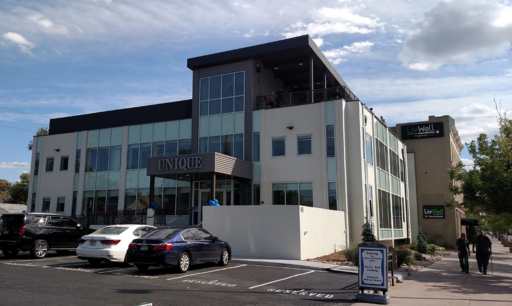 Unique Properties bought this office in 2014 and renovated it into its new 18,000-square-foot headquarters.