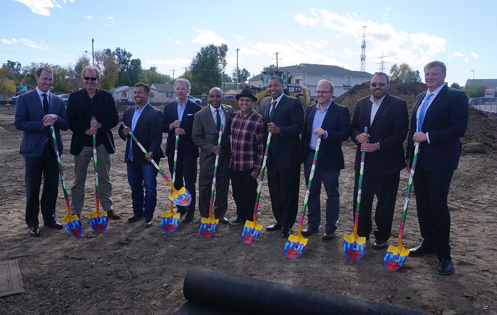 Officials held a groundbreaking ceremony on the Del Corazon housing project on Wednesday. (Burl Rolett)