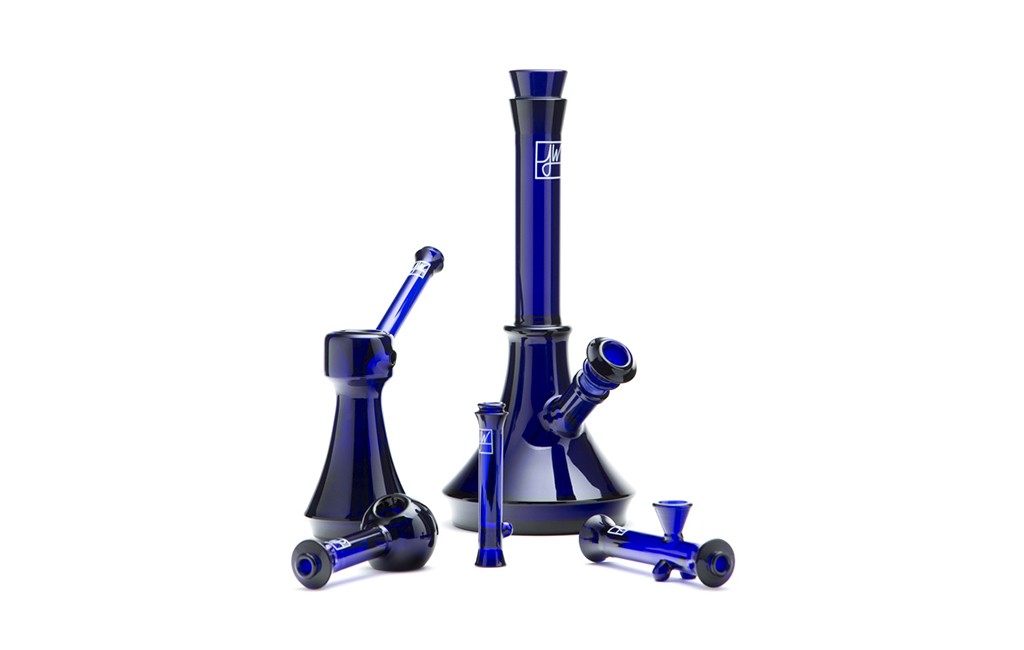 The line, called the Jane West Collection by GRAV, is being created in conjunction with Grav Labs, a Texas-based glass manufacturer. (Courtesy Grav Labs)
