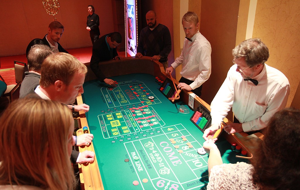 Fun Productions started its business by renting craps tables and other "casino night" gear. (Courtesy Fun Productions)
