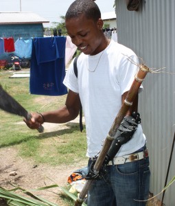 Confronted with a small domestic market, Veatch strived to create an inexpensive prosthetic arm to distribute abroad. (