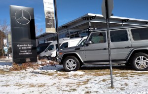 The suit alleges a Mercedes-Benz USA employee told managers at Littleton that the national distributor decided to establish a newer dealership nearby. (Burl Rolett)