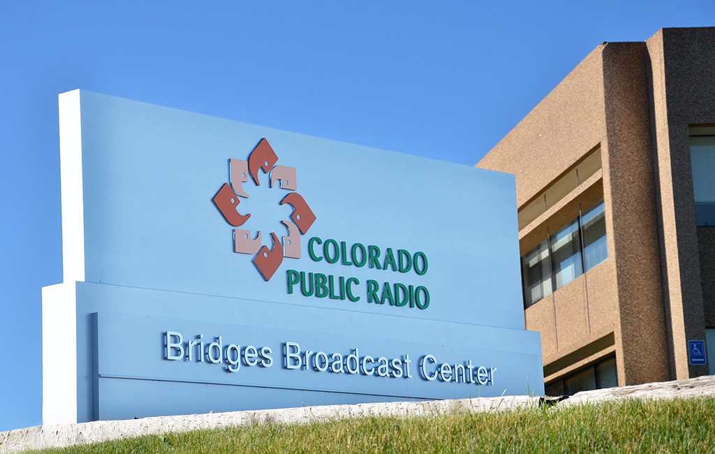 Colorado Public Radio's Bridges Broadcast Center. Courtesy CPR)