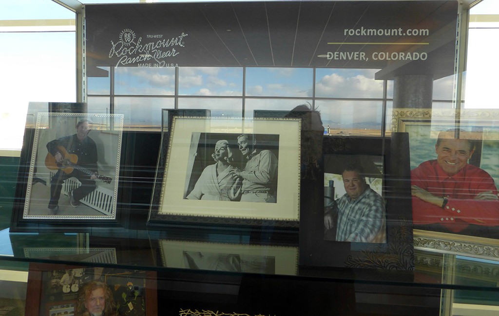 A display in DIA features Rockmount's memorabilia. (Courtesy Rockmount Ranch Wear)