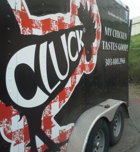 The Cluck Truck specializes in Southern fare like chicken fingers and deep-fried mac and cheese. (Amy DiPierro)