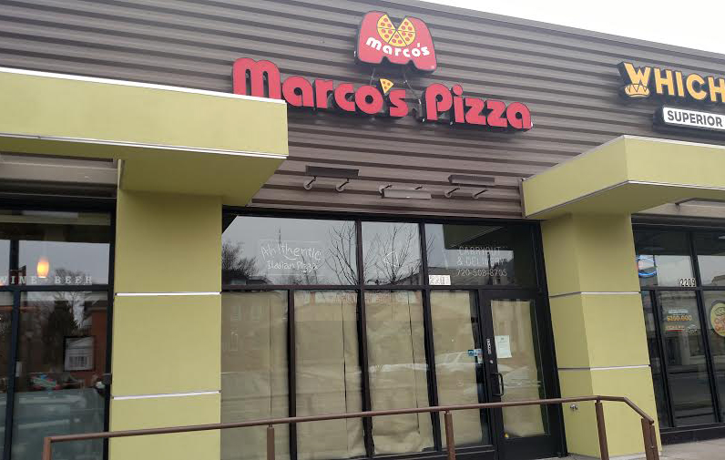 Marco’s Pizza closed its 1,300-square-foot store at 2207 Colfax Ave. (Burl Rolett)