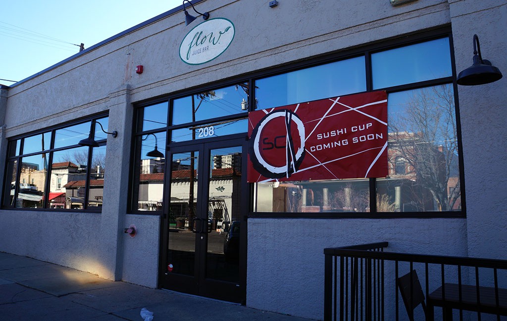 Sushi Cup is moving into 208 E. Seventh Ave., next to Max's Wine Dive. (Amy DiPierro)