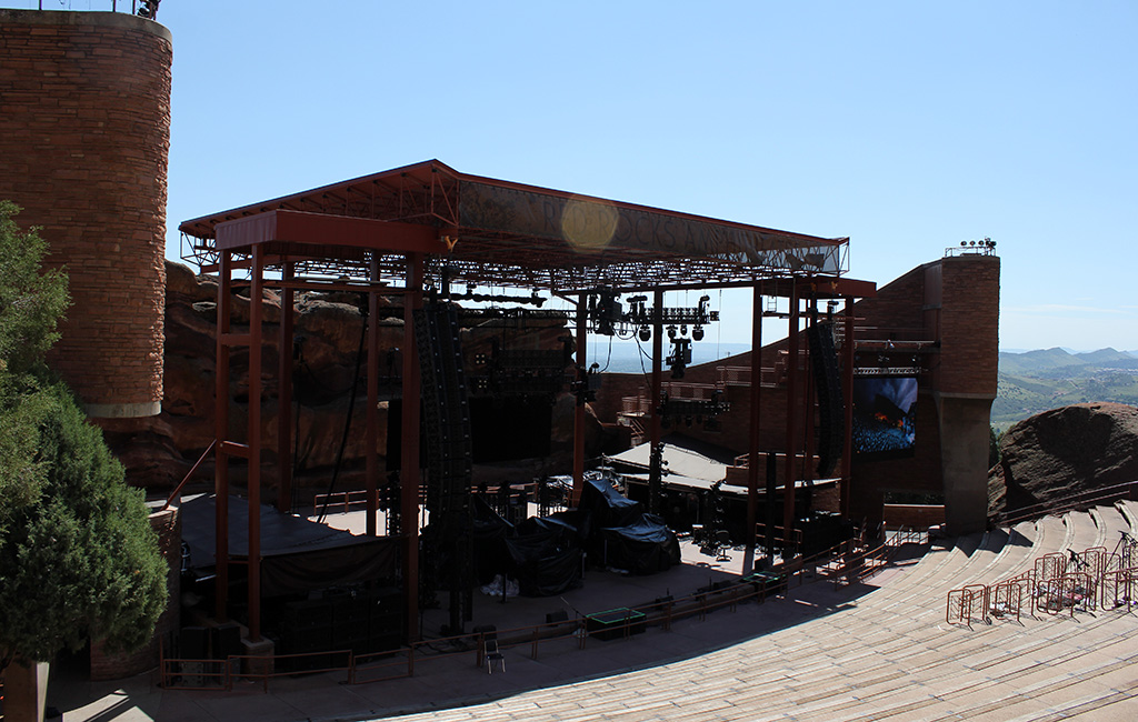 red rocks stage