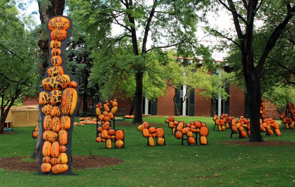 pumpkin sculptures