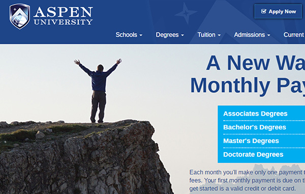 aspen university website