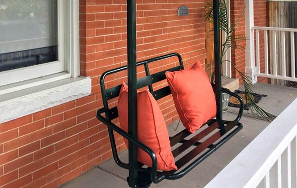 hanging chairlift bench