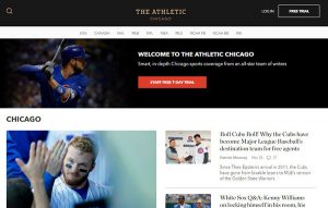the athletic website
