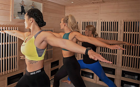 Fitness brand entering market with workouts in 125-degree saunas