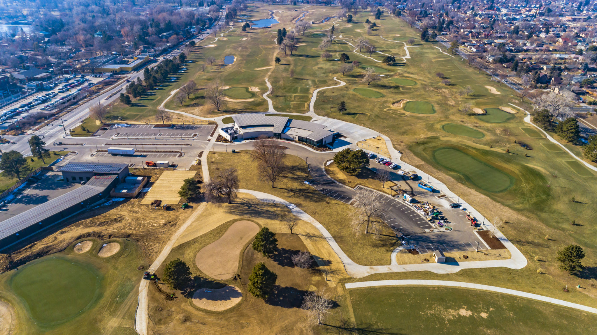 Aerial photo shows City Park Golf Course as city prepares to open