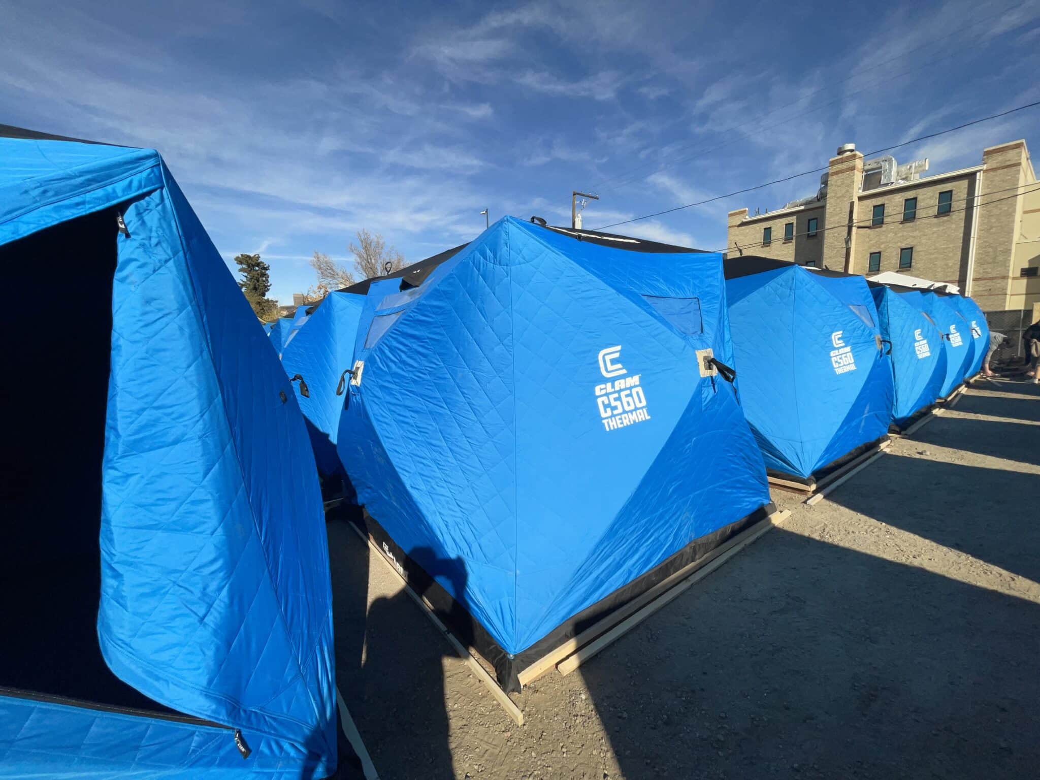 Denver homeless campsite