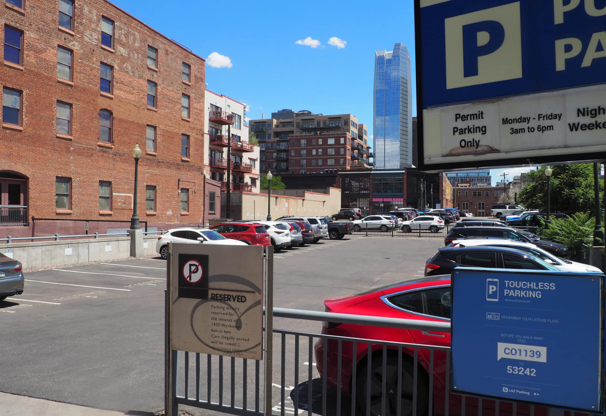 Denver parking lot hits market